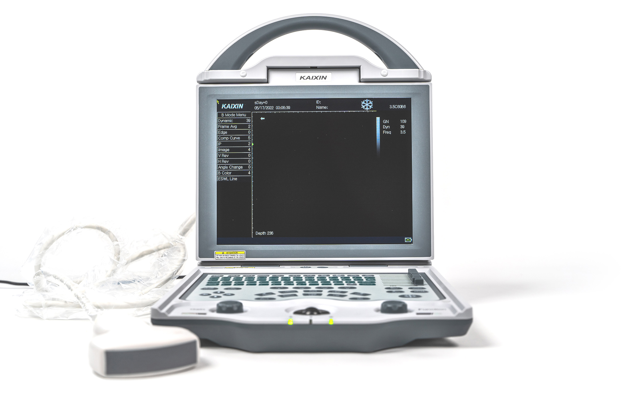 Portable emergency ultrasound